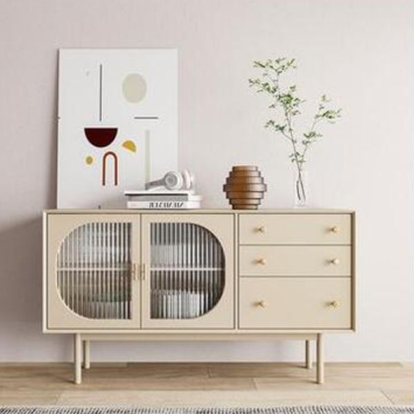 Pine Wood Living Room Sideboard Cabinet Modern Server with Drawers and Storage Clearhalo 'buffet_sideboard' 'Buffets & Sideboards' 'furn' 'furn_buffet_sideboard' 'Furniture' 'Kitchen & Dining Furniture' 1200x1200_a363c348-f0b1-4c0d-821b-a314aab149f6