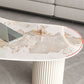 Slate Coffee Table with 2 Legs Modern Coffee Cocktail Table with Drawer Clearhalo 'Coffee & Accent Tables' 'Coffee Tables' 'coffee_tables' 'furn' 'furn_coffee_tables' 'Furniture' 'Living Room Furniture' 1200x1200_a36427ea-6b99-47b3-b94a-1c44d261294d