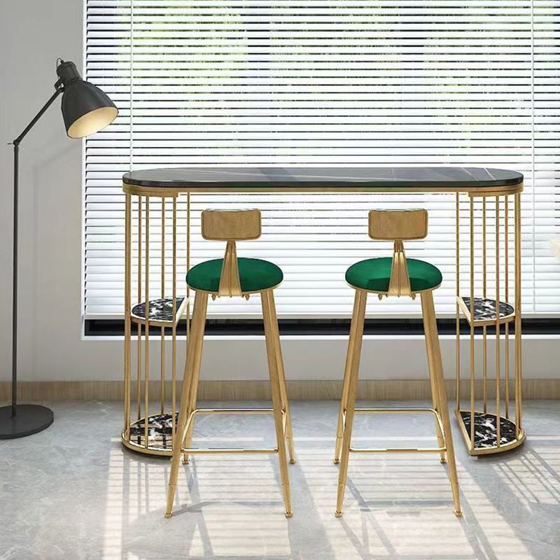 Ensemble de Table et tabourets 1/2/3 pièces, ensemble de Table de Bar et de pub ovale moderne