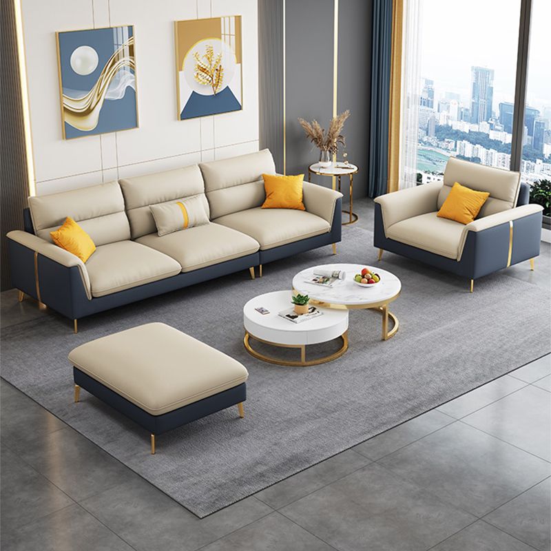 Cojín de brazos empotrados con sofá resistente a las manchas sofá