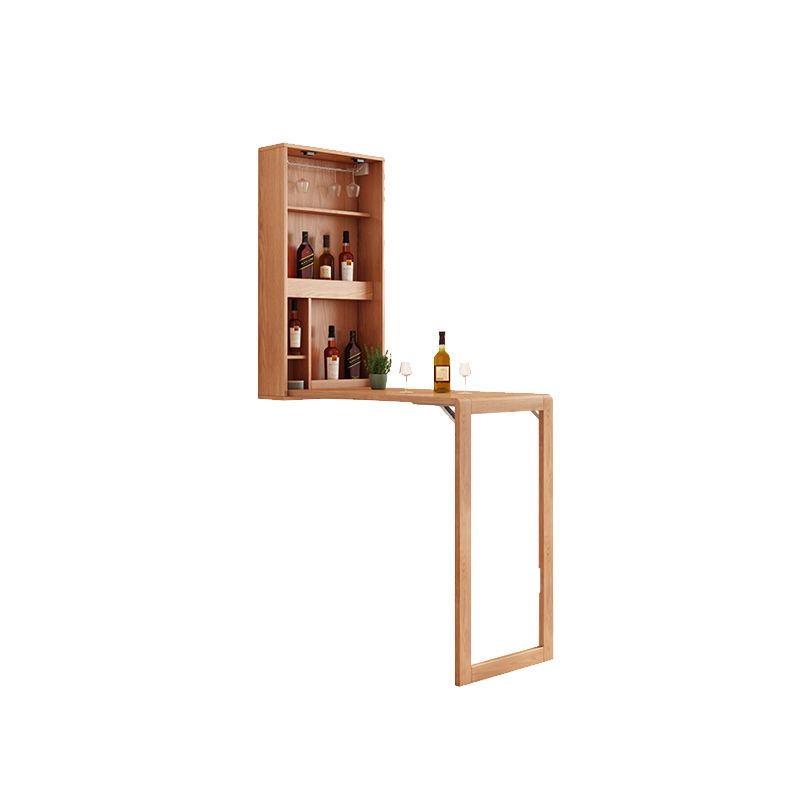 Modern Solid Wood Bar Table Extendable Bar Table for Kitchen Clearhalo 'Bar Furniture' 'Bar Tables' 'bar_tables' 'furn' 'furn_bar_tables' 'Furniture' 'Kitchen & Dining Furniture' 1200x1200_a368322f-62d9-4f54-a246-bb8abbb1ed83
