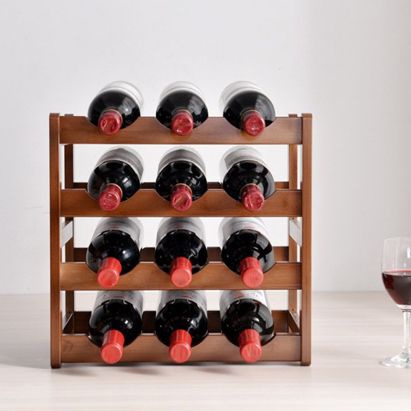 Modern Countertop Wine Rack Wood Wine Bottle Rack for Living Room Clearhalo 'furn' 'furn_wine_racks' 'Furniture' 'Kitchen & Dining Furniture' 'Wine Racks' 'wine_racks' 1200x1200_a36a0105-d9e9-432b-bbad-ccedc4ba6d98