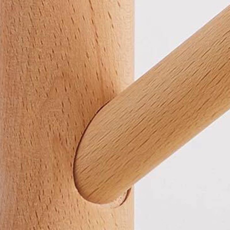 近代的なコートラックフックエントリーリビングルーム用のソリッドウッドコートラック