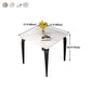 Industrial Sintered Stone Dining Table Metal Dining Table for Dining Room Clearhalo 'Dining Tables & Seating' 'Dining Tables' 'dining_table' 'furn' 'furn_dining_table' 'Furniture' 'furniture_dining_table' 'Kitchen & Dining Furniture' 1200x1200_a36e7649-e53f-487d-ace1-d647e4ce8ed8