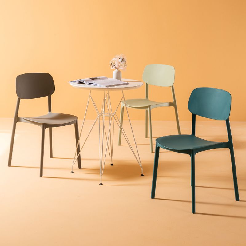 Multicolor Contemporary Style Side Chair Set Open Back Side Dining Chair Clearhalo ' kitchen&dining_furn' 'Dining Chairs' 'Dining Tables & Seating' 'dining_chair' 'furn' 'furn_dining_chair' 'Furniture' 'furniture_dining_chair' 'Kitchen & Dining Furniture' 'kitchen' 1200x1200_a36ebadf-d9bc-4b5d-8c22-ee6ab4bdfb23