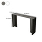 Modern Rectangle Pub Table Set 1/4 Pieces Stone Counter Table for Indoor