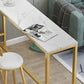 Glam Style 1/2/3 Pieces Bar Table Set Rectangle Bar Table with Metal High Stools for Home Clearhalo 'Bar Furniture' 'furn' 'furn_home_bar_bar_sets' 'Furniture' 'Home Bars & Bar Sets' 'home_bar_bar_sets' 'Kitchen & Dining Furniture' 1200x1200_a37aac20-fd5d-481f-9ce4-88e275c2016f