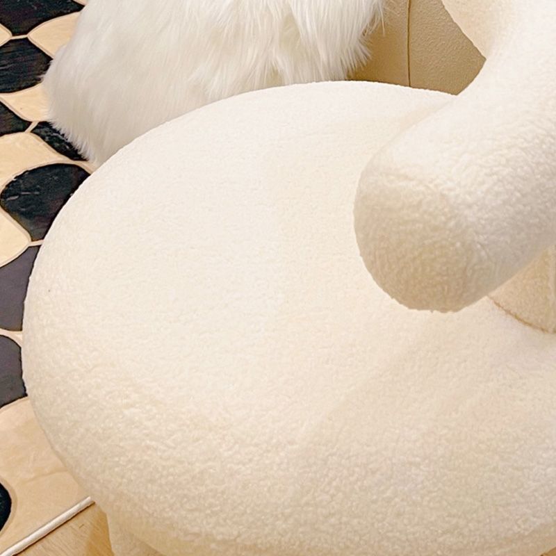 Wool Slipper Chair Modern Armless Slipper Chair for Living Room, Bedroom Clearhalo 'Accent Chairs' 'accent_chairs' 'Chairs & Seating' 'furn' 'furn_accent_chairs' 'Furniture' 'Living Room Furniture' 1200x1200_a37b31fc-af61-41d4-a74e-fc71e241f0ec