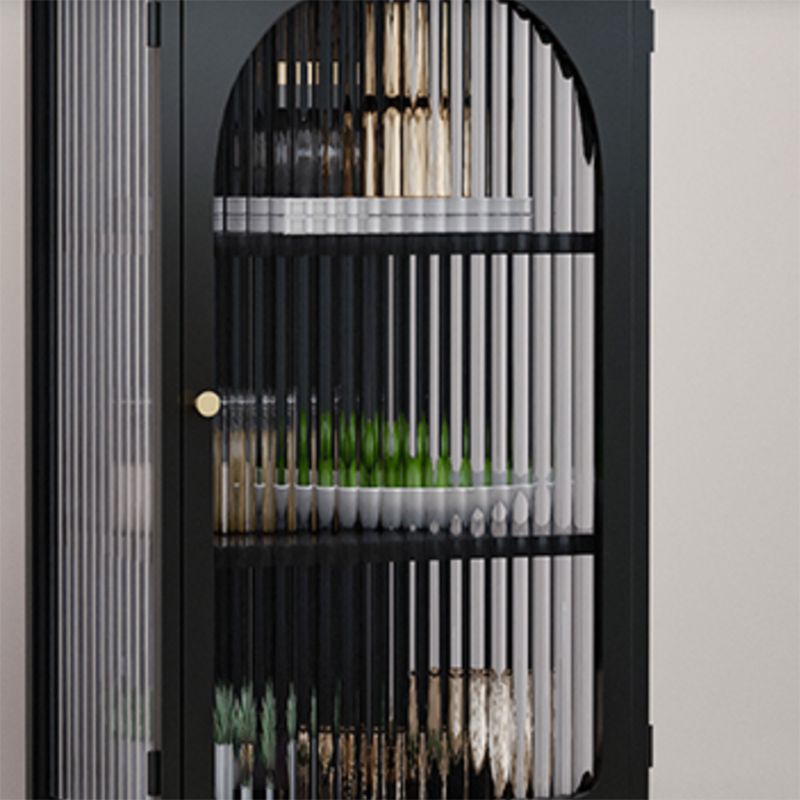 Porte di vetro contemporanee Visualizza un mobile Curio Curio con porta