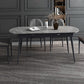 Modern Style Gray Dining Table Sintered Stone Table with 4 Legs for Kitchen Clearhalo ' dining_table' 'Dining Tables & Seating' 'Dining Tables' 'furn' 'furn_dining_table' 'Furniture' 'furniture_dining_table' 'Kitchen & Dining Furniture' 'kitchen&dining_furn' 'kitchen' 'kitchen_dining_table' 1200x1200_a37f1844-550b-4842-aa9e-007170c4aa5a