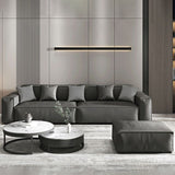 Contemporary Square Arm Standard Sofa Stain-Resistant Settee in Black Clearhalo 'furn' 'furn_sofas' 'Furniture' 'furniture_sofas' 'Living Room Furniture' 'Sofa' 'sofas' 1200x1200_a3817ef3-b1ae-4da8-be64-04202219244d