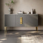 Glam Buffet Table Stone Sideboard Armadio con porte per soggiorno