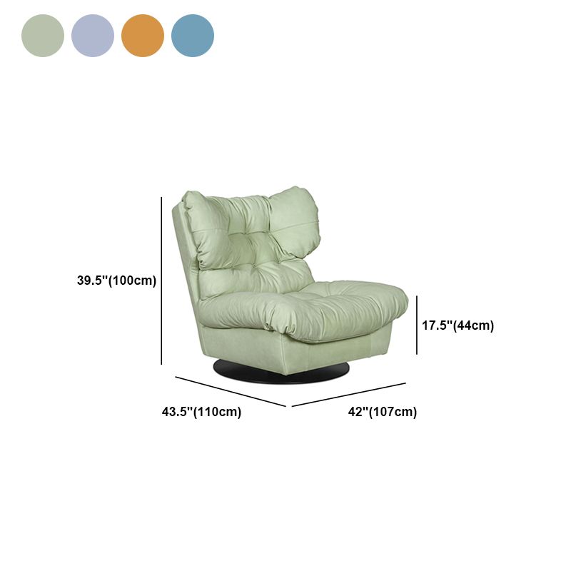 Chaise d'accent sans bras contemporain chaise d'accent arrière moderne