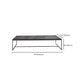 Table basse rectangulaire Trestle 1, finition noire ardoise