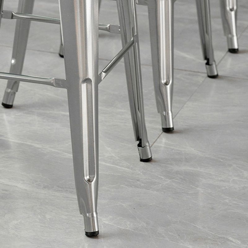 Industrial Style Armless Barstool Iron Frame Counter Stools for Coffee Shop Clearhalo 'Bar Furniture' 'Bar Stools' 'bar_stools' 'furn' 'furn_bar_stools' 'furniture_bar_stools' 'Kitchen & Dining Furniture' 'kitchen&dining_furn' 'kitchen' 'kitchen_furn' Furniture' 1200x1200_a387f5d3-7967-4e57-969b-bdd7a4a6f7cf