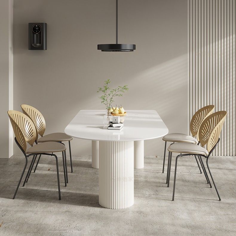 1/4/5/9 Pieces Modern Furniture Sintered Stone Top Dining Table Set for Home Clearhalo 'Dining Room Sets' 'Dining Tables & Seating' 'dining_room_set' 'furn' 'furn_dining_room_set' 'Furniture' 'furniture_dining_room_set' 'Kitchen & Dining Furniture' 1200x1200_a38a6fba-6a91-4df0-8acc-a0e4ad2e7492
