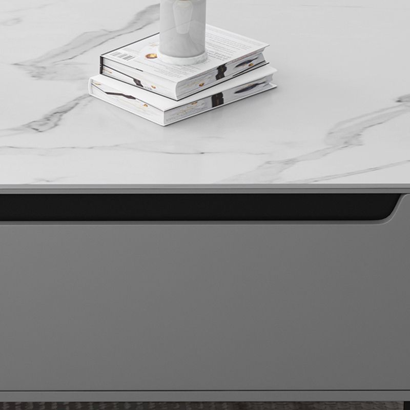 Stone TV Media Console Contemporary Stand Console with 3 Drawers Clearhalo 'furn' 'furn_tv_stands_entertainment_centers' 'Furniture' 'Living Room Furniture' 'TV Stands & Entertainment Centers' 'TV Stands & Media Storage Furniture' 'tv_stands_entertainment_centers' 1200x1200_a38c5c81-356c-4aa2-99f3-3f1c9686c642