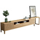 Supporto TV moderno in legno Supporto TV regolabile con gambe per soggiorno