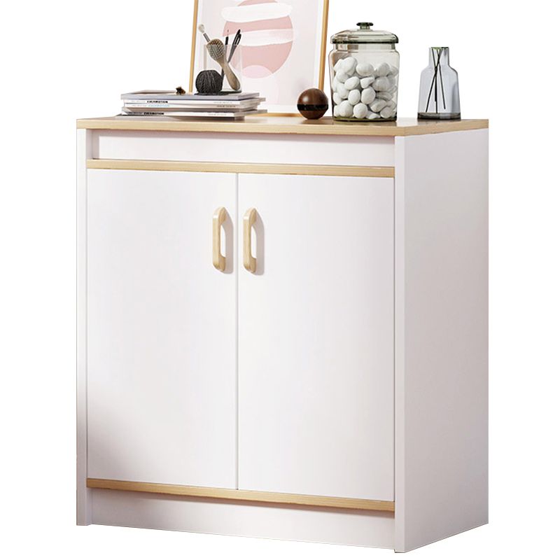 13,38 "Accente di rettangolo ampio cabine per accento in legno bianco