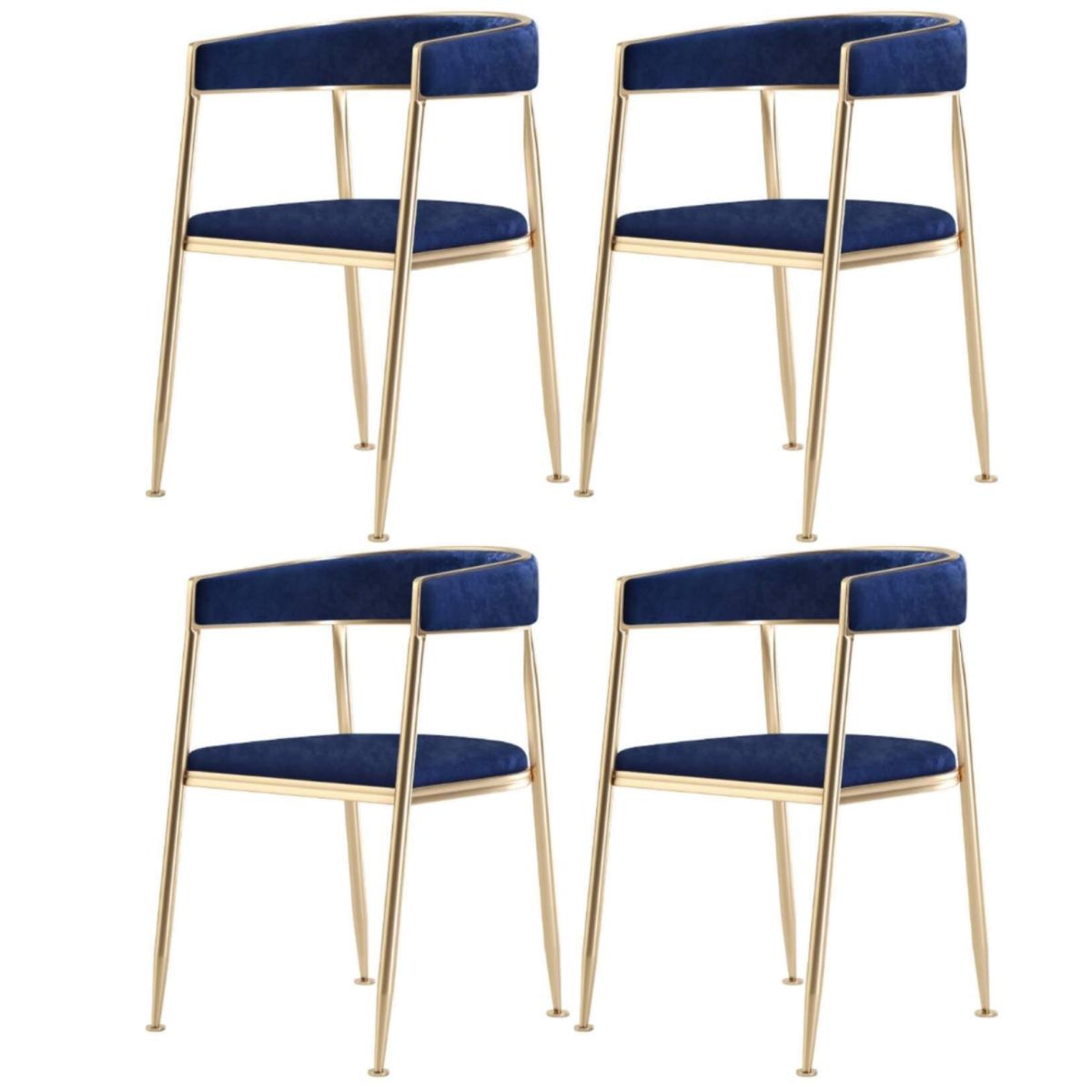 Glam 1/4/5 Pieces Dining Room Chair Set Rectangle Dining Table Set Clearhalo 'Dining Room Sets' 'Dining Tables & Seating' 'dining_room_set' 'furn' 'furn_dining_room_set' 'Furniture' 'furniture_dining_room_set' 'Kitchen & Dining Furniture' 1200x1200_a3910dfb-2972-4ae9-9408-377d9abab084