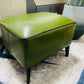 Mid-Century Modern Pouf Ottoman Faux Leather Upholstered Rectangle Ottoman with Chair Legs Clearhalo 'furn' 'furn_ottomans_poufs' 'Furniture' 'Living Room Furniture' 'Ottomans & Poufs' 'ottomans_poufs' 1200x1200_a3922919-74ab-43be-af42-40a53ac6a836