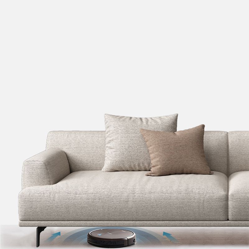 Faux Leather and Cotton Blend Recessed Arm Furniture Sectionals in Beige Clearhalo 'furn' 'furn_sectionals' 'Furniture' 'Living Room Furniture' 'Sectionals' 1200x1200_a3948653-f055-4a3e-8d9c-8f2ddb8c296d