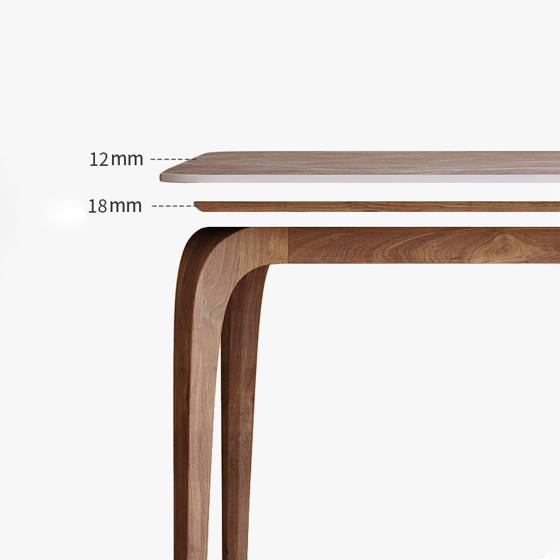 Rectangle Dining Table Sintered Stone Top Dining Table with 4 Legs Clearhalo 'Dining Tables & Seating' 'Dining Tables' 'dining_table' 'furn' 'furn_dining_table' 'Furniture' 'Kitchen & Dining Furniture' 1200x1200_a3951964-1cea-479a-b3d2-b6a342bb95cc