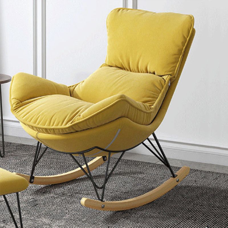 Style Single Home Rocker Chair Simple Deisure Chair pour chambre