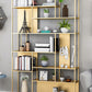 Industrial Metal Etagere Book Shelf with Rectangular Shelves Bookcase Clearhalo 'Bookcases' 'furn' 'furn_bookcases' 'Furniture' 'furniture_bookcases' 'kitchen' 'kitchen_bookcases' 'Living Room Furniture' 'Office Furniture' 1200x1200_a396ac1d-ca8c-448a-a835-31b8fa49d47b