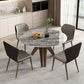 Modern Style Sintered Stone Dining Set Round 1/4/7 Pieces Dining Set for Home Use Clearhalo 'Dining Room Sets' 'Dining Tables & Seating' 'dining_room_set' 'furn' 'furn_dining_room_set' 'Furniture' 'Kitchen & Dining Furniture' 1200x1200_a3985737-da04-480c-8e40-07a713275ef4