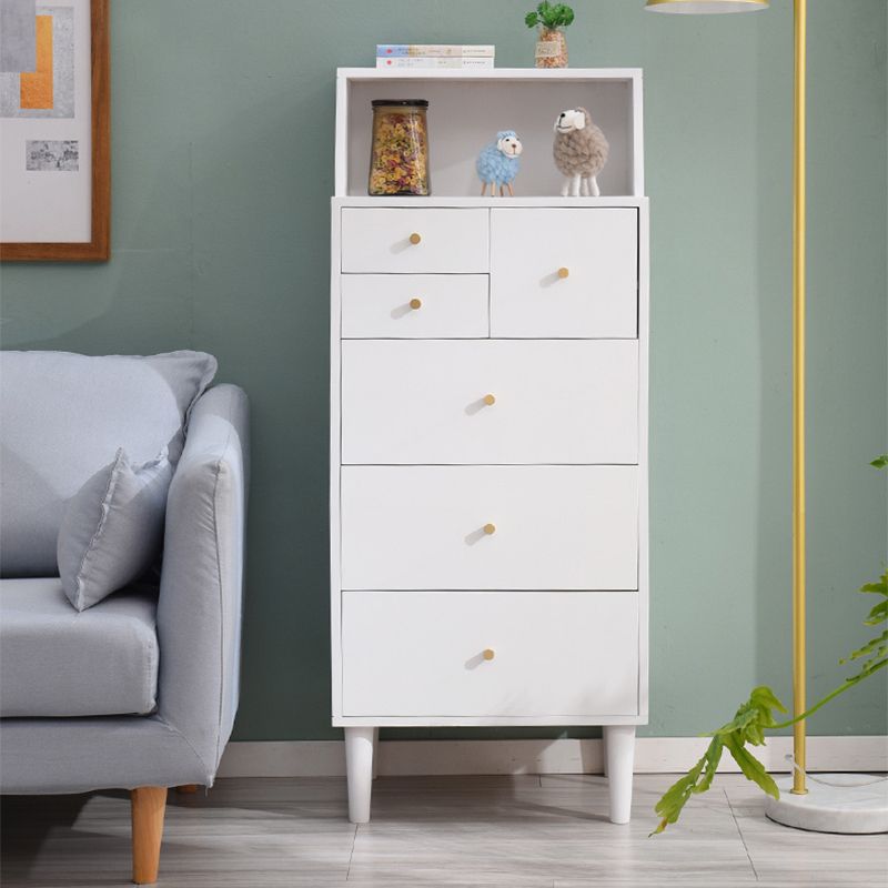 15,74 "cassa di accento largo con gambe dritte torace contemporaneo con 6 cassetti