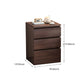 Coffre de rangement en bois de style moderne, commode de rangement pour chevet