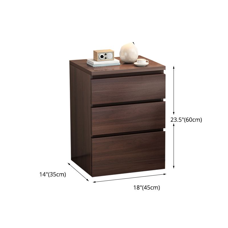 Coffre de rangement en bois de style moderne, commode de rangement pour chevet