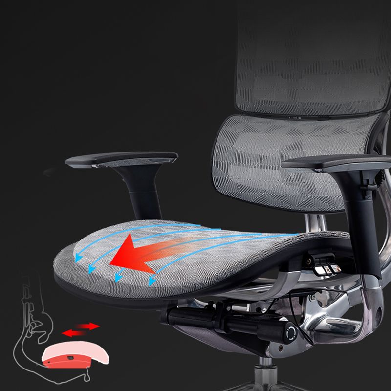 Silla de armas extraíble silla de oficina ergonómica moderna con espalda transpirable