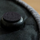 Contemporary Pouf Ottoman Fabric Upholstered Tufted Solid Color Cylinder Shape Ottoman Clearhalo 'furn' 'furn_ottomans_poufs' 'Furniture' 'Living Room Furniture' 'Ottomans & Poufs' 'ottomans_poufs' 1200x1200_a3a3da5c-e6e0-4698-a9fd-4ffb79372360