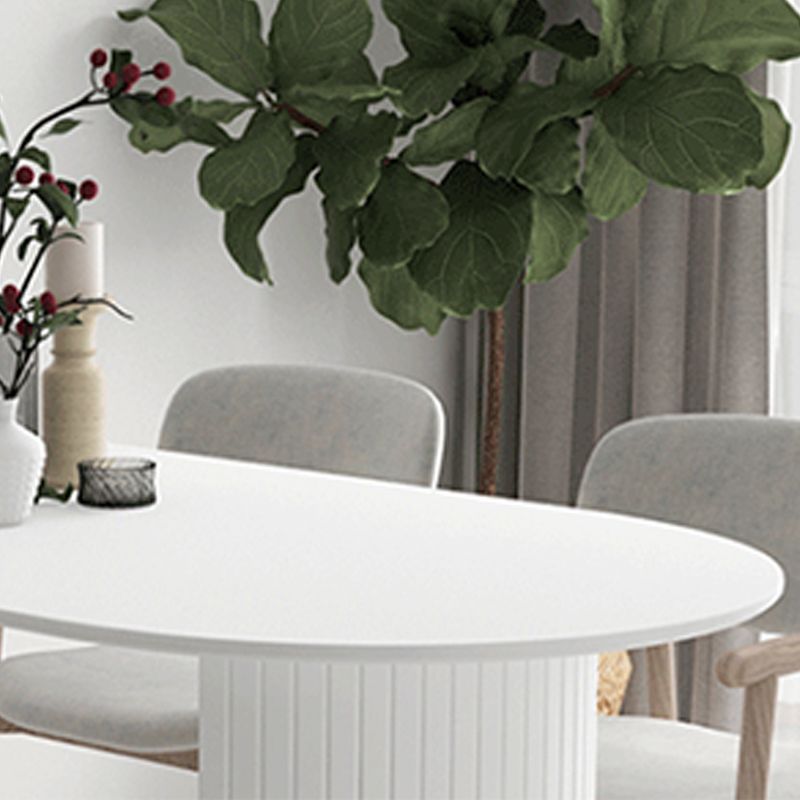 Contemporary Sintered Stone Dining Table Metal Base Dining Table for Home Use