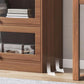 Contemporary Barrister Brown Bookshelf Engineered Wood Closed Back Shelf with Door Clearhalo 'Bookcases' 'furn' 'furn_bookcases' 'Furniture' 'furniture_bookcases' 'kitchen' 'kitchen_bookcases' 'Living Room Furniture' 'Office Furniture' 1200x1200_a3a68baa-85b7-4a5c-aecf-5e67a6b03f63