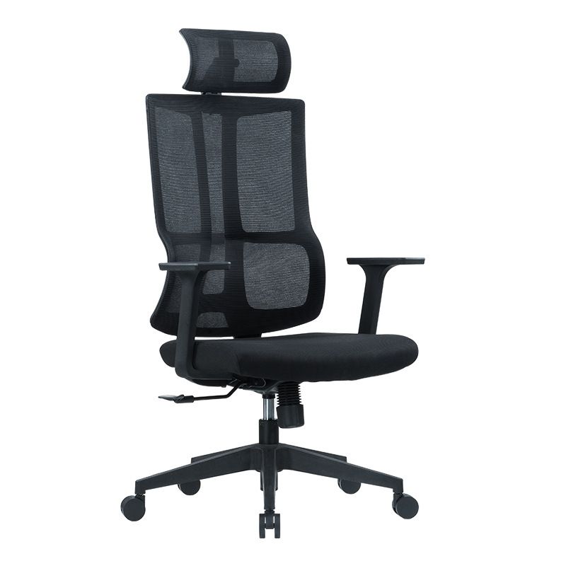 Contemporary Chair Adjustable Seat Height Ergonomic Pillow Included Office Chair Clearhalo 'furn' 'furn_office_chair' 'Furniture' 'Office Chairs' 'Office Furniture' 'office_chair' 1200x1200_a3a7b564-e234-4980-9a30-0064c93f2c82