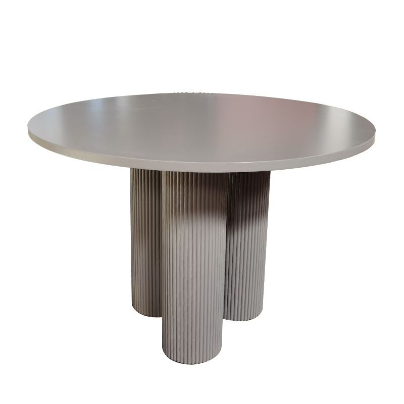 35.4-inch Round 3 Legs Three-Color Table Simplicity Style with Solid Wood Clearhalo ' dining_table' 'Dining Tables & Seating' 'Dining Tables' 'furn' 'furn_dining_table' 'Furniture' 'furniture_dining_table' 'Kitchen & Dining Furniture' 'kitchen&dining_furn' 'kitchen' 'kitchen_dining_table' 1200x1200_a3a89c2e-7082-4b54-a1d3-27e80cc3dc8e