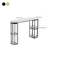 Marble Bar Table Double Pedestal Dining Table for Kitchen Living Room Clearhalo 'Bar Furniture' 'Bar Tables' 'bar_tables' 'furn' 'furn_bar_tables' 'Furniture' 'Kitchen & Dining Furniture' 1200x1200_a3aa5ca9-7138-45d8-a3fd-ee1bf4f54775