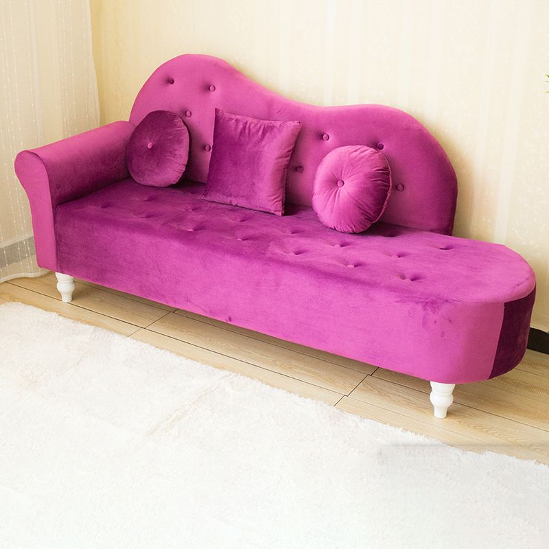 Glam Chaise Lounge Divano Chaise Lounge in velluto per soggiorno