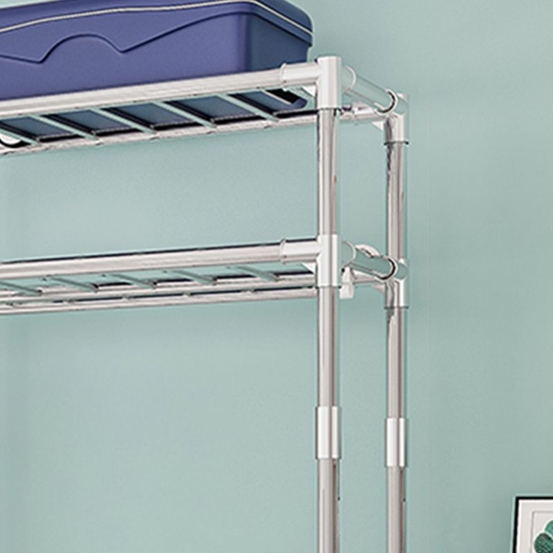 Armoire de garde-robe contemporaine avec étagères Closet de garde-robe en acier pour chambre à coucher