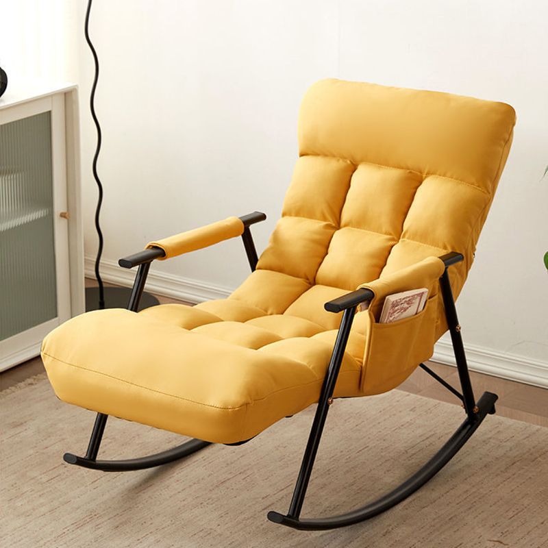 Chaise à bascule de canapé unique de style contemporain simple chaise à bascule intérieure