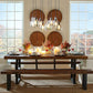 Contemporary Brown Kitchen Dining Table Rectangle Solid Wood Dining Table with Trestle Base Clearhalo ' dining_table' 'Dining Tables & Seating' 'Dining Tables' 'furn' 'furn_dining_table' 'Furniture' 'furniture_dining_table' 'Kitchen & Dining Furniture' 'kitchen&dining_furn' 'kitchen' 'kitchen_dining_table' 1200x1200_a3ad61d7-2619-4075-95bc-e56c07980110