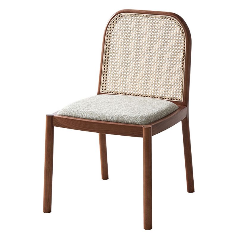 Sedie da pranzo tradizionali senza braccia sedia in legno massiccio set per la casa