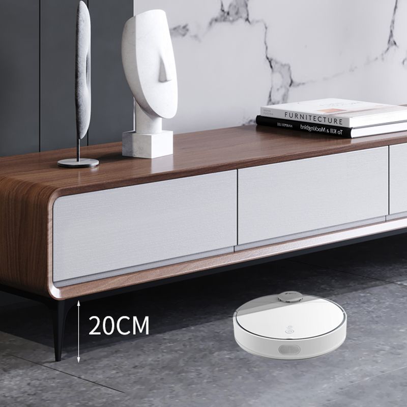 Zeitgenössischer TV -Ständer geschlossene Speicher -TV -Konsole mit Schubladen