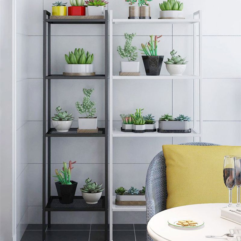 Contemporary Open Ladder Bookshelf Metal Vertical Bookshelf for Bedroom Clearhalo 'Bookcases' 'furn' 'furn_bookcases' 'Furniture' 'furniture_bookcases' 'kitchen' 'kitchen_bookcases' 'Living Room Furniture' 'Office Furniture' 1200x1200_a3b419ed-ce21-4903-a9fc-acab32acb7ab