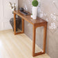 12 inch Wide Accent Table Mid-Century Modern Rectangle Console Table for Hall