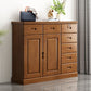 Contemporary Rectangle Accent Cabinet with Drawers Wood Storage Cabinet Clearhalo 'Cabinets & Chests' 'cabinets_chests' 'furn' 'furn_cabinets_chests' 'Furniture' 'Living Room Furniture' 1200x1200_a3b631ca-1bb2-422c-90c7-49a3dbf622c4