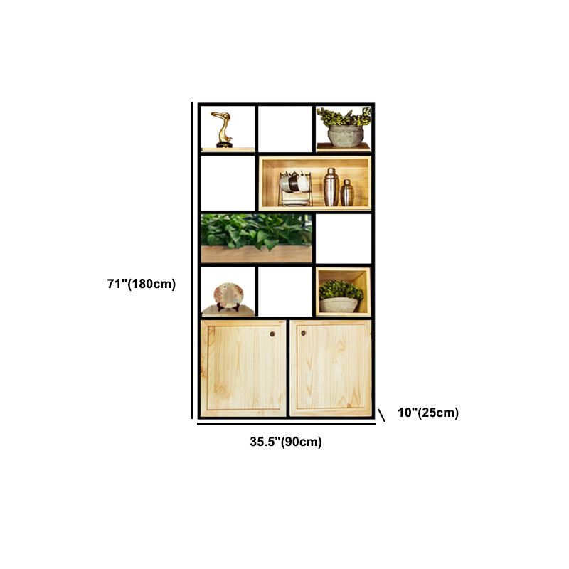 Mid-Century Modern Wine Bottle Rack Rubberwood Freestanding Wine Bottle Holder Clearhalo 'furn' 'furn_wine_racks' 'Furniture' 'Kitchen & Dining Furniture' 'Wine Racks' 'wine_racks' 1200x1200_a3b6ed31-d448-4e41-9f08-e49a71022073